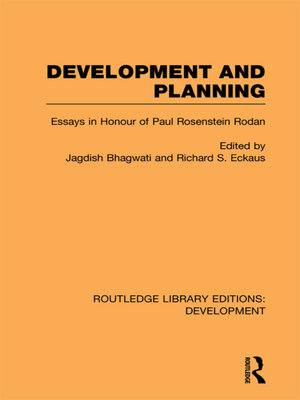 cover image of Development and Planning
